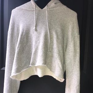 Cropped hoodie